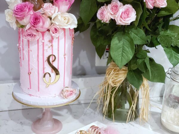 Strawberry Champagne Cake